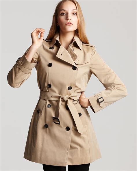 burberry short trench coat womens|burberry trench coat outlet.